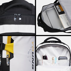 School Backpack Cameo yellow blue