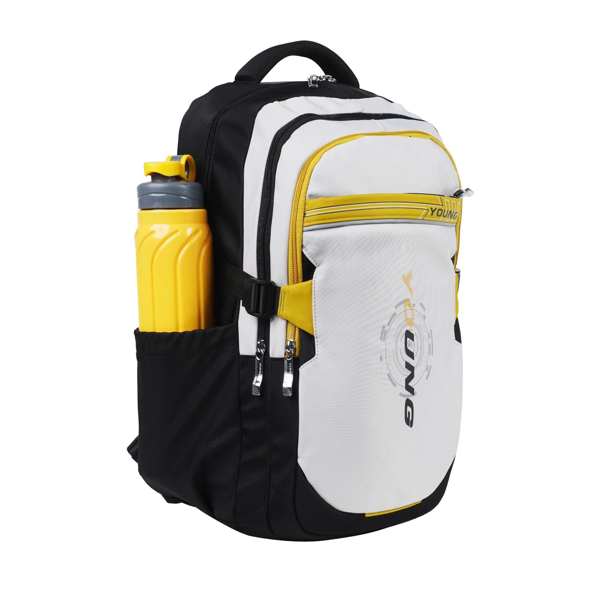 School Backpack Cameo yellow blue