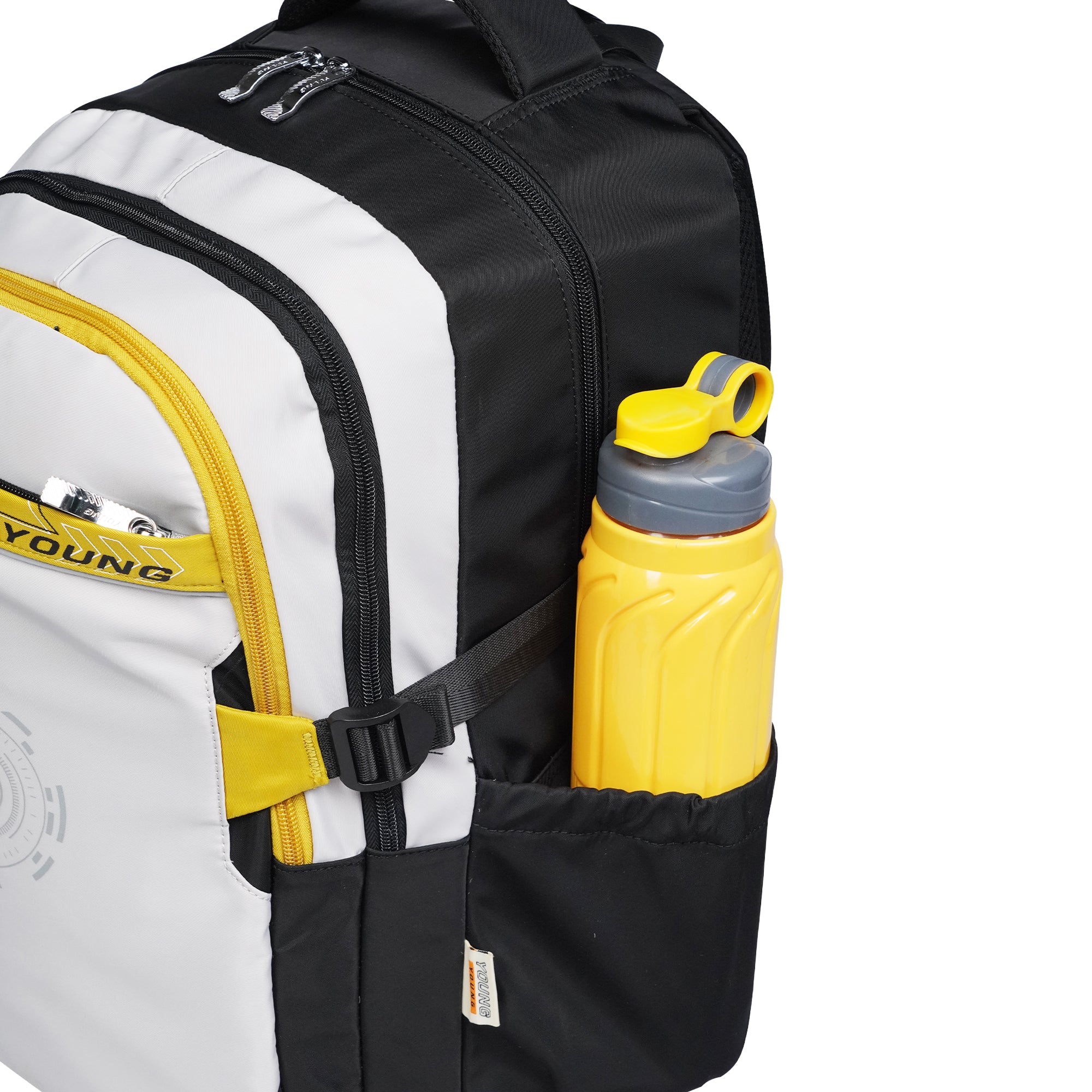 School Backpack Cameo yellow blue